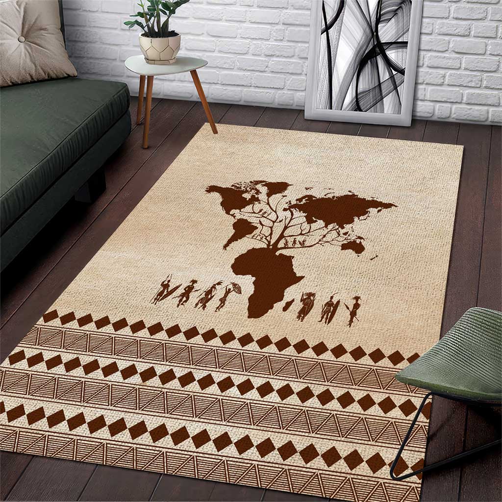 Root Africa Area Rug African Map DT02