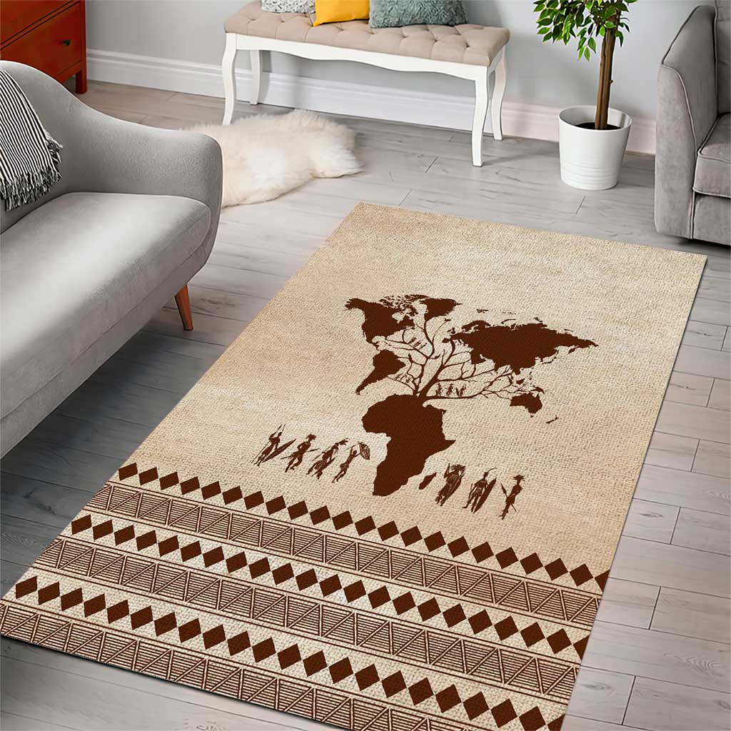 Root Africa Area Rug African Map DT02