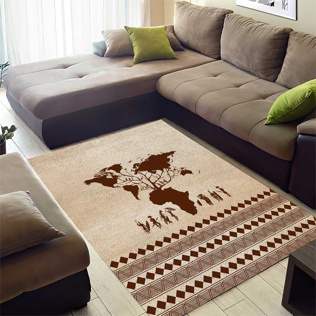 Root Africa Area Rug African Map DT02