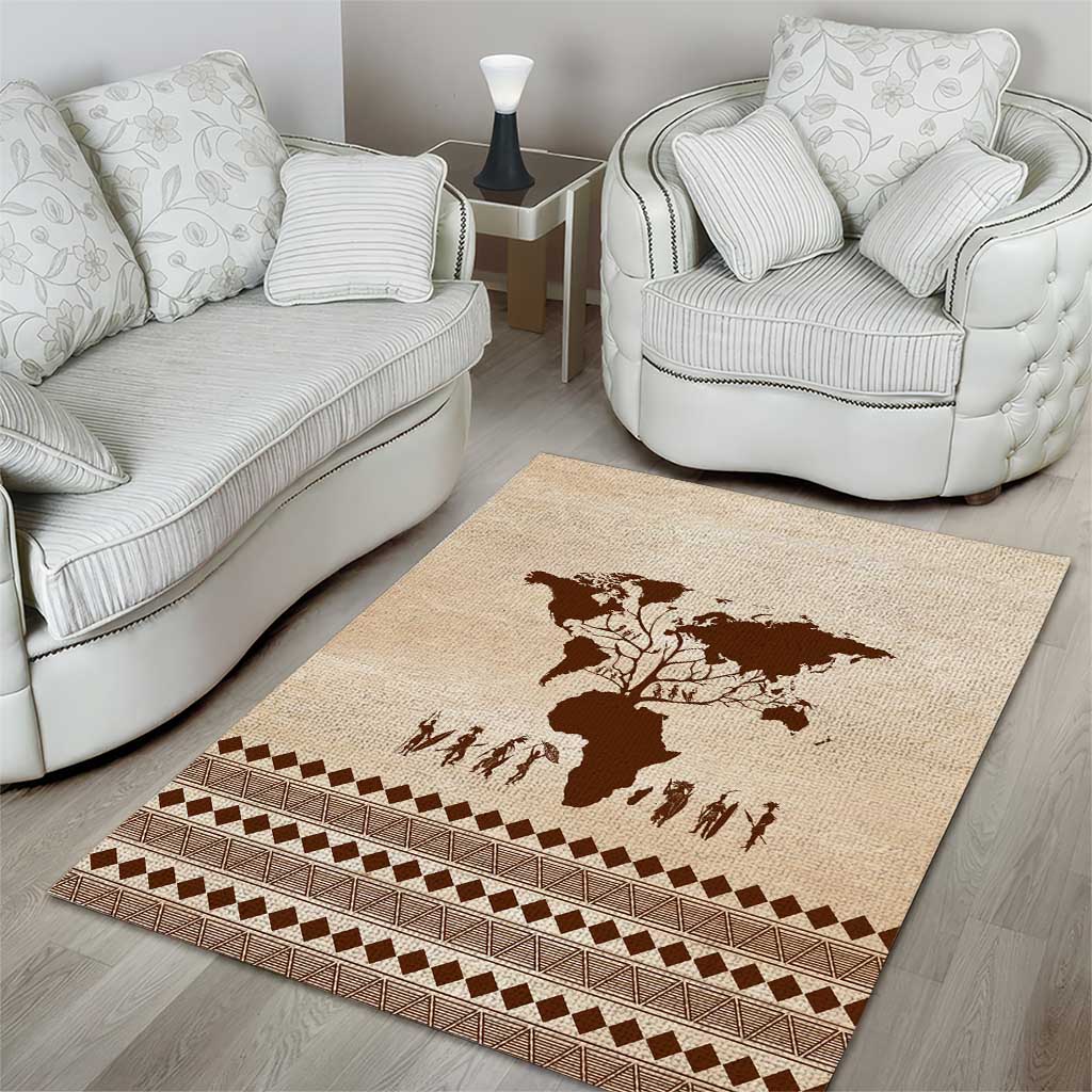 Root Africa Area Rug African Map DT02