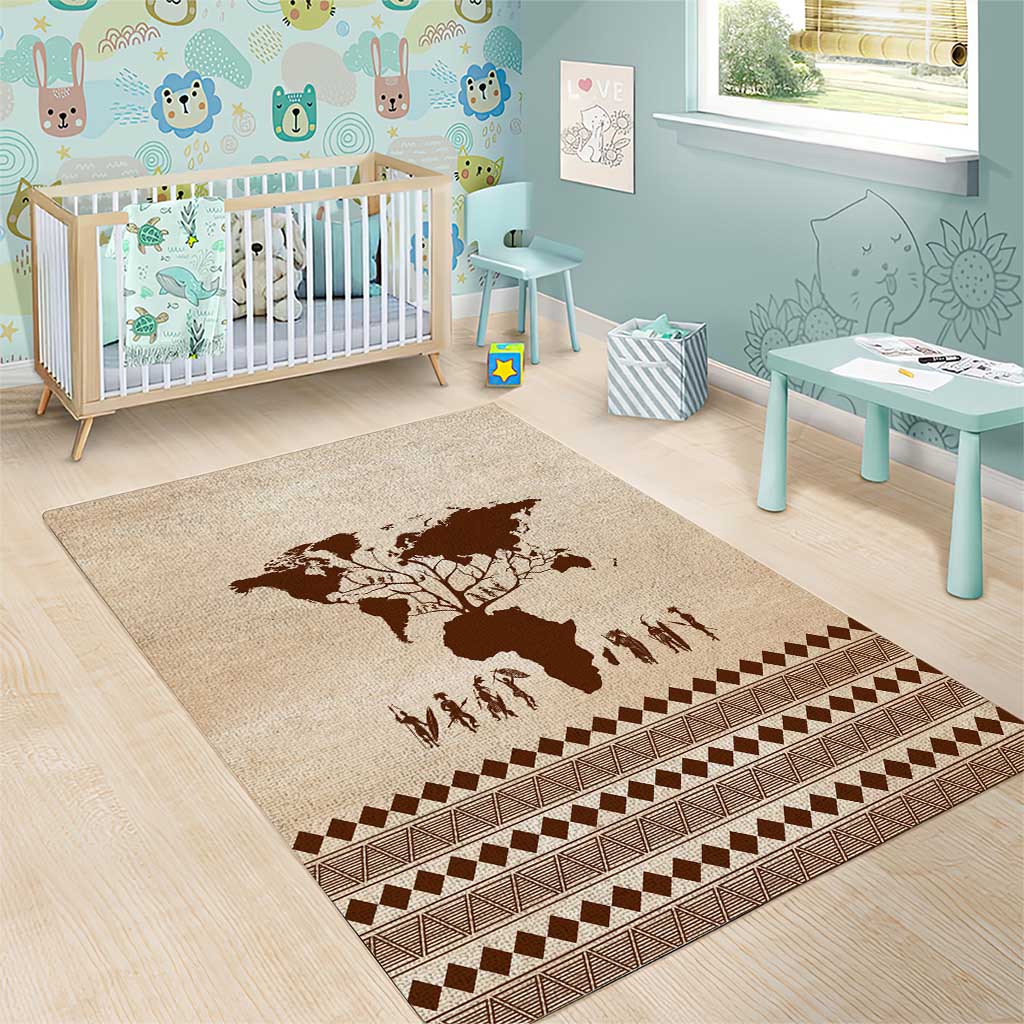 Root Africa Area Rug African Map DT02