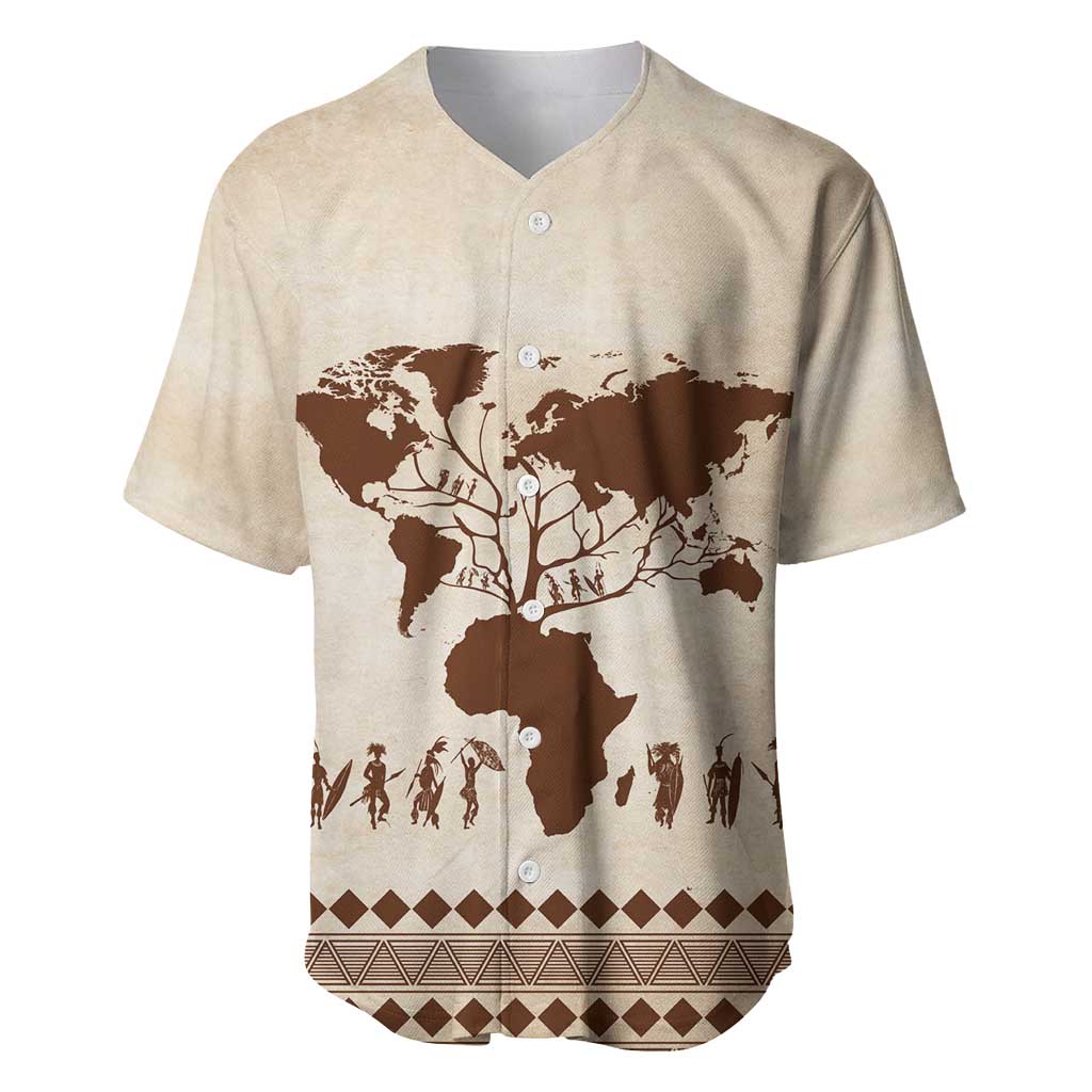Root Africa Baseball Jersey African Map DT02