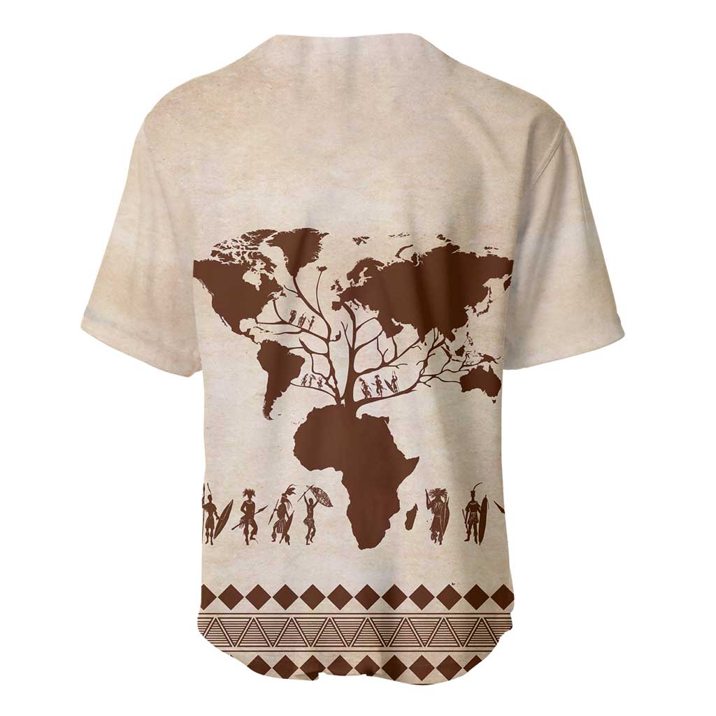 Root Africa Baseball Jersey African Map DT02