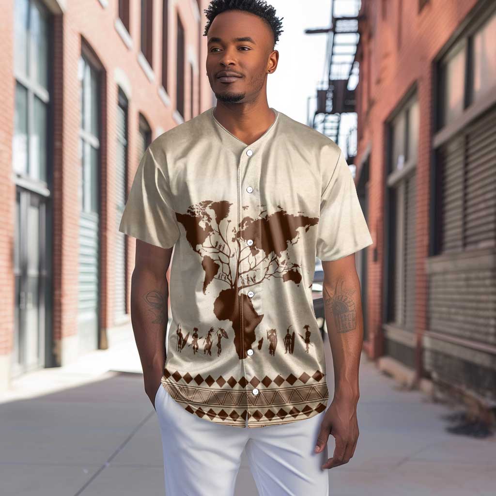 Root Africa Baseball Jersey African Map DT02