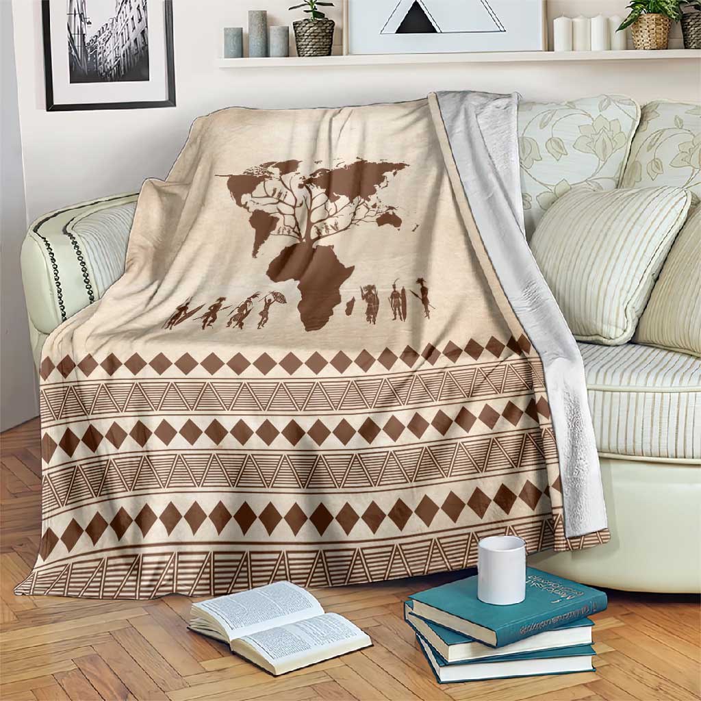 Root Africa Blanket African Map DT02