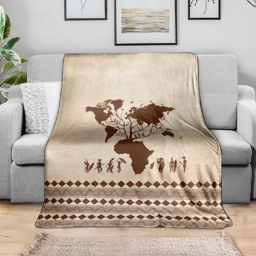 Root Africa Blanket African Map DT02