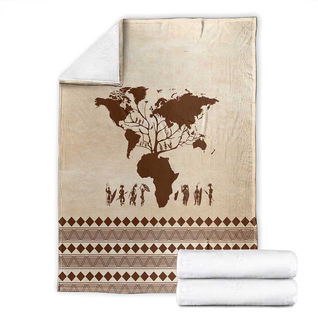Root Africa Blanket African Map DT02
