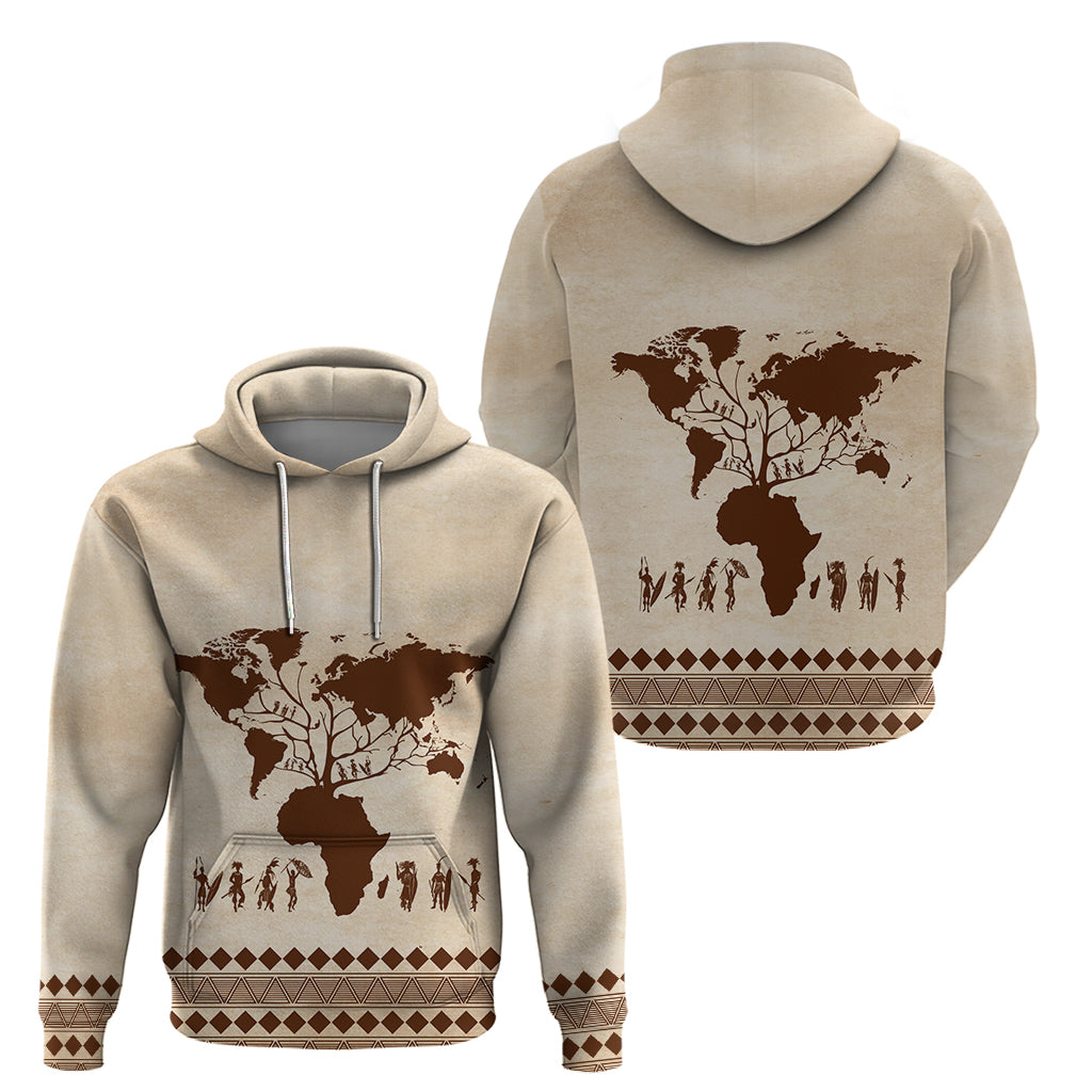 Root Africa Hoodie African Map DT02