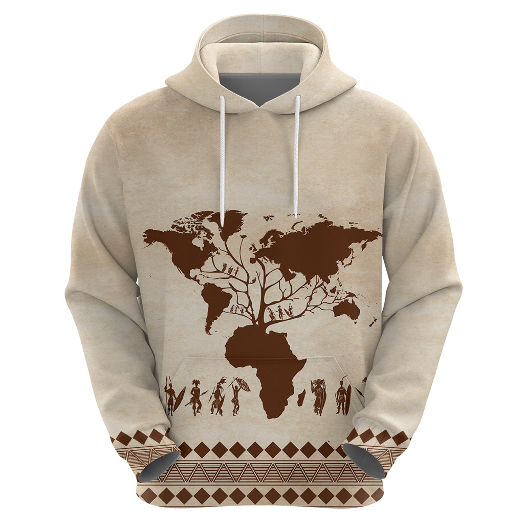 Root Africa Hoodie African Map DT02