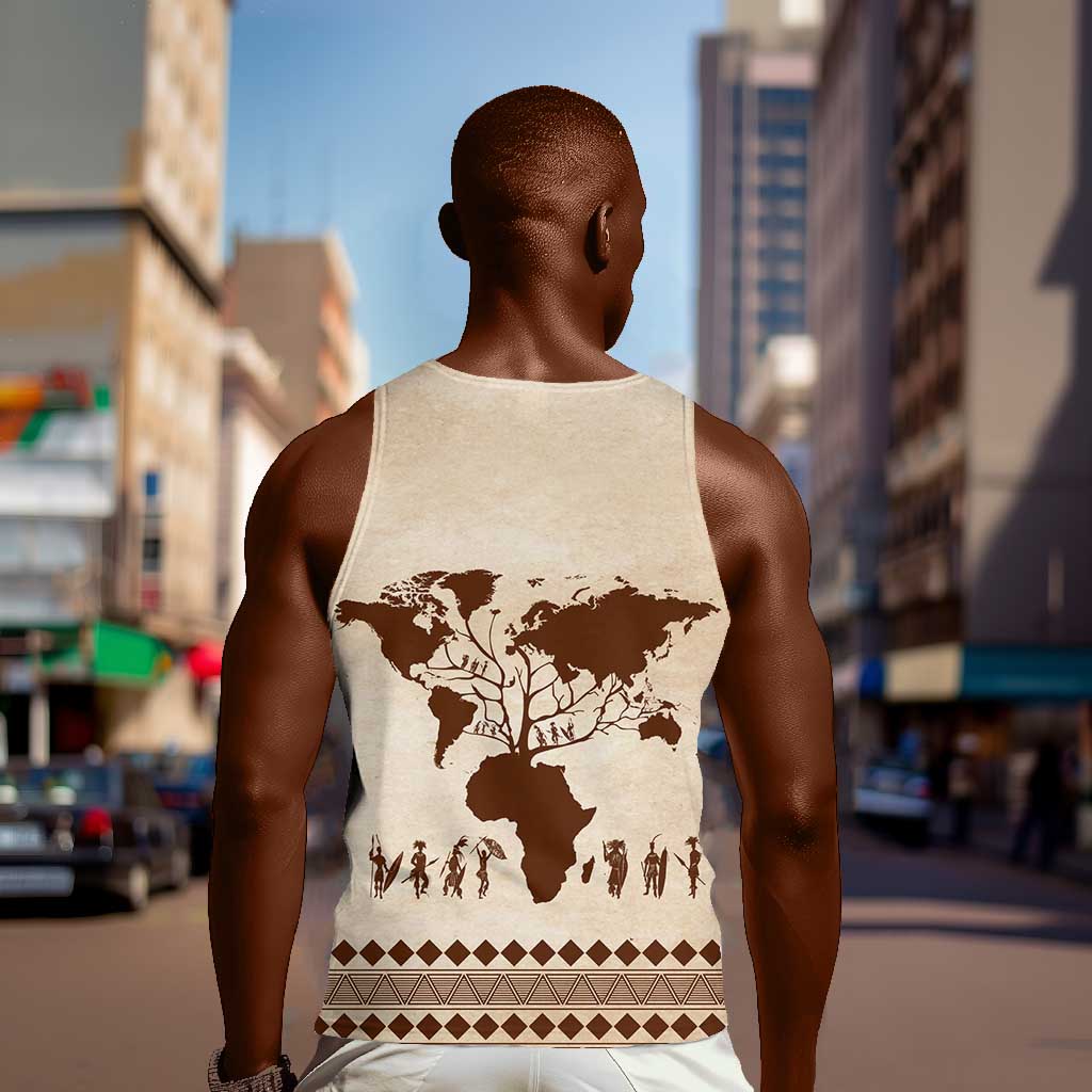 Root Africa Men Tank Top African Map DT02