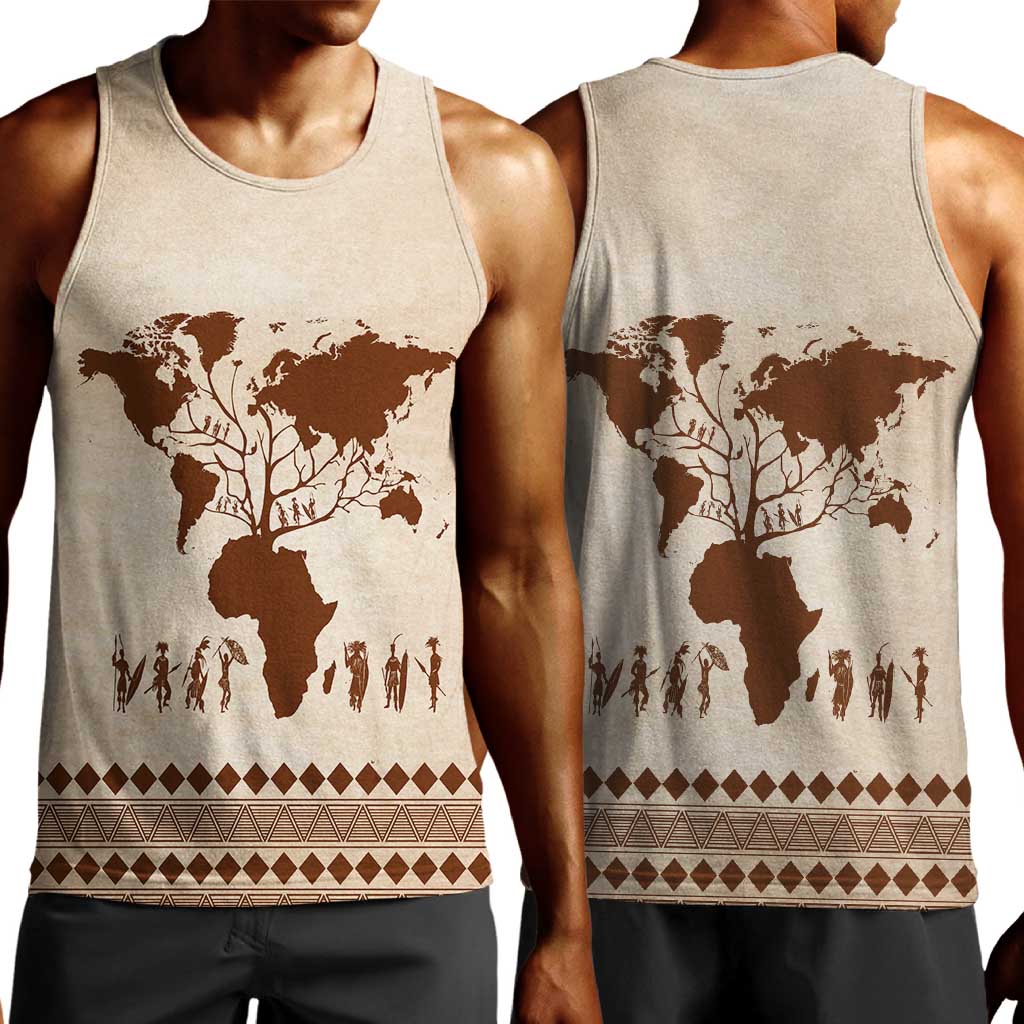 Root Africa Men Tank Top African Map DT02