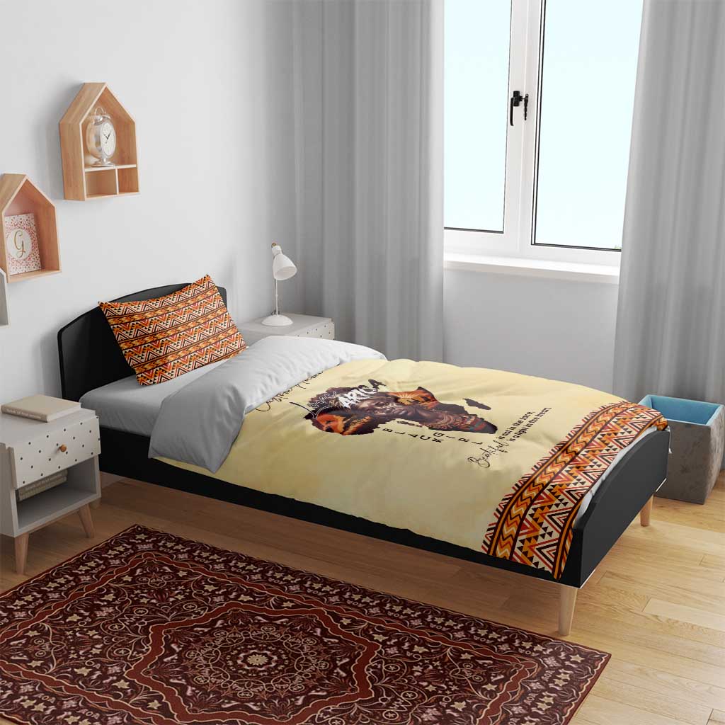 Love Africa Bedding Set - Personalized Beautiful Black Girl DT02
