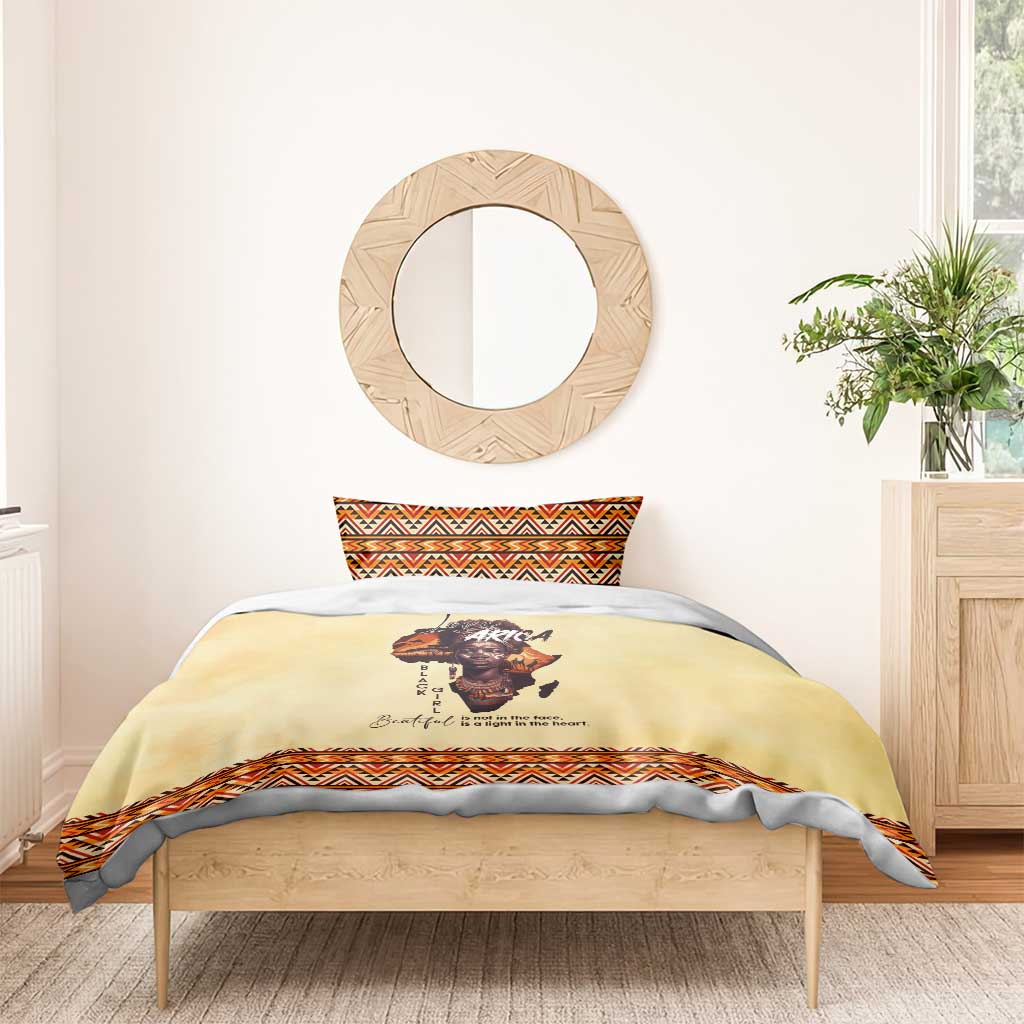 Love Africa Bedding Set - Personalized Beautiful Black Girl DT02
