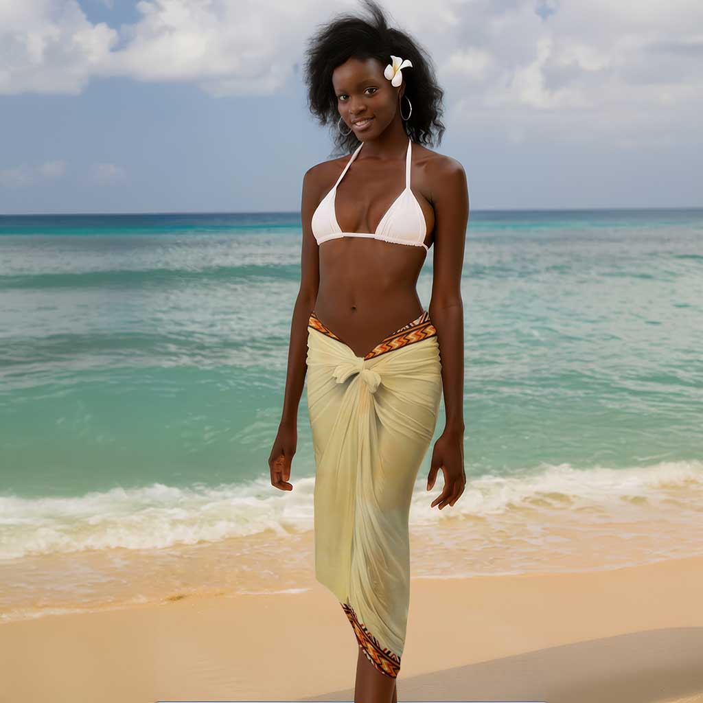 Love Africa Sarong - Personalized Beautiful Black Girl DT02