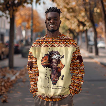 Love Africa Sweatshirt - Personalized Beautiful Black Girl DT02
