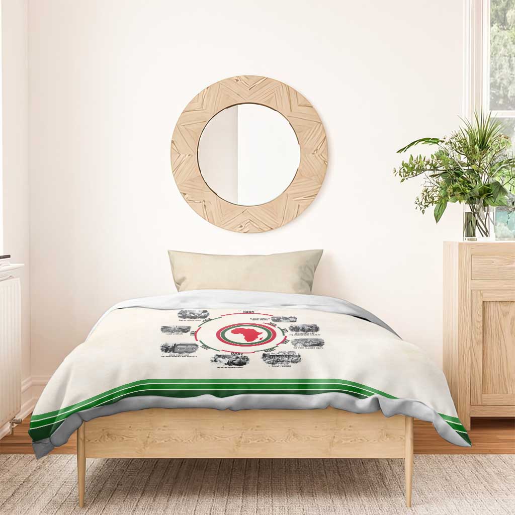 Black History Milestones - African Timeline Bedding Set DT02
