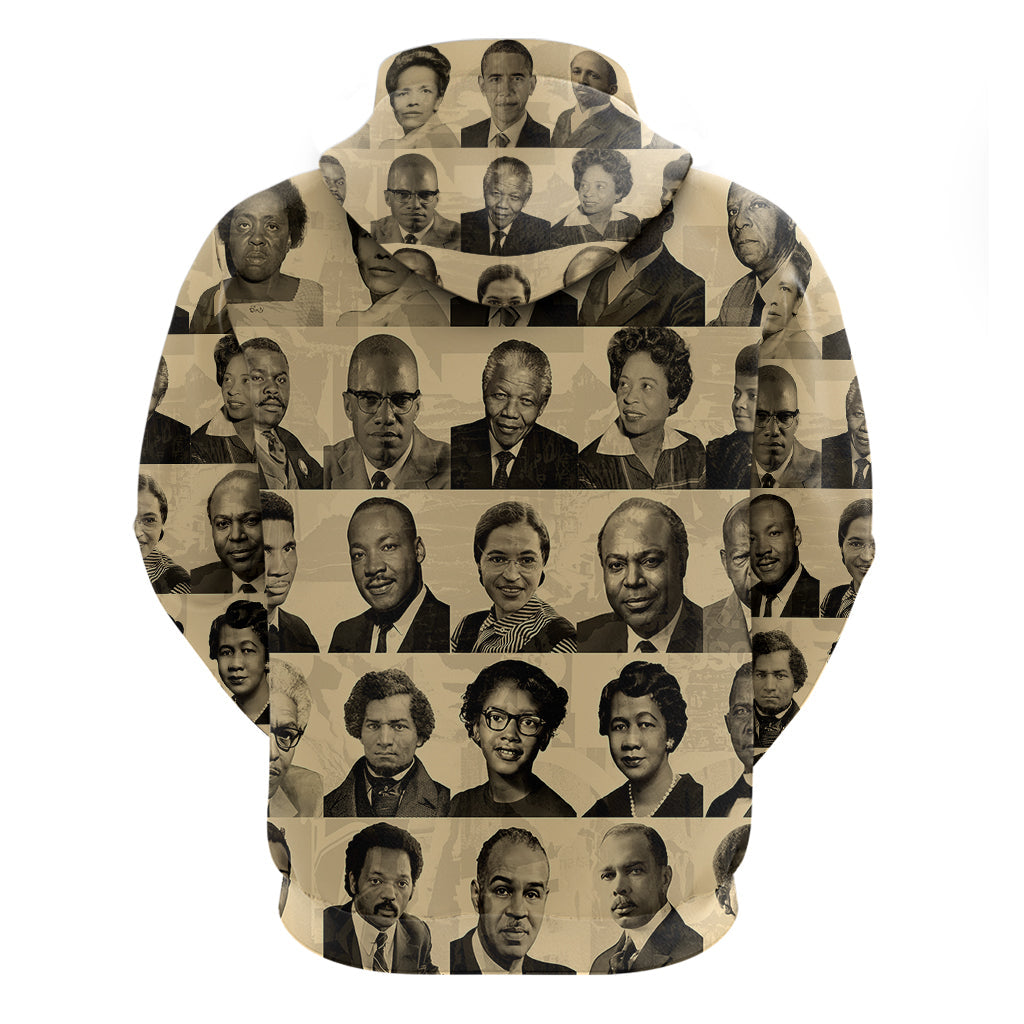 Civil Rights Leaders Hoodie African-American DT02