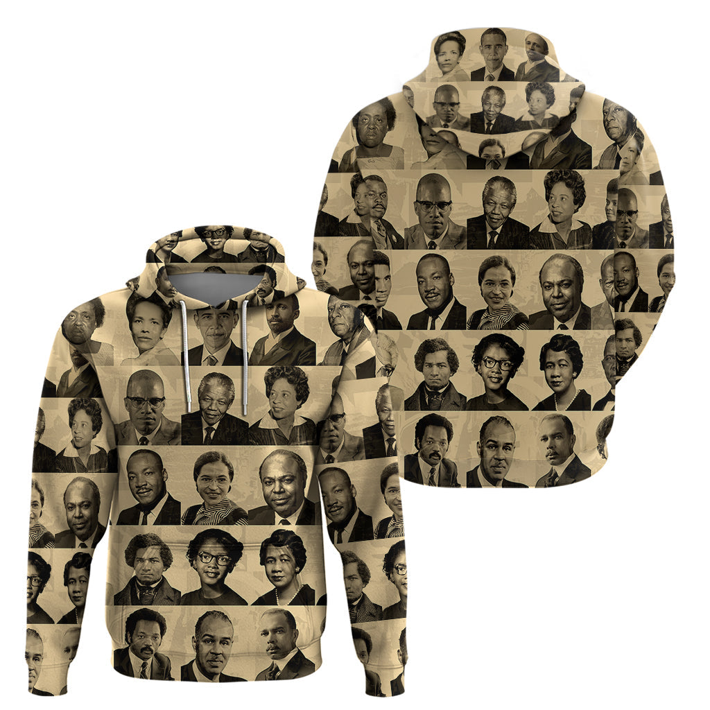 Civil Rights Leaders Hoodie African-American DT02