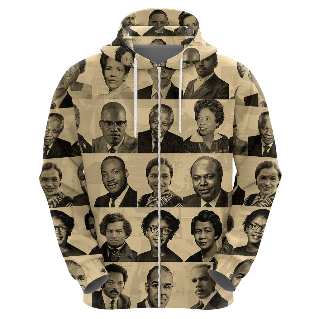 Civil Rights Leaders Hoodie African-American DT02