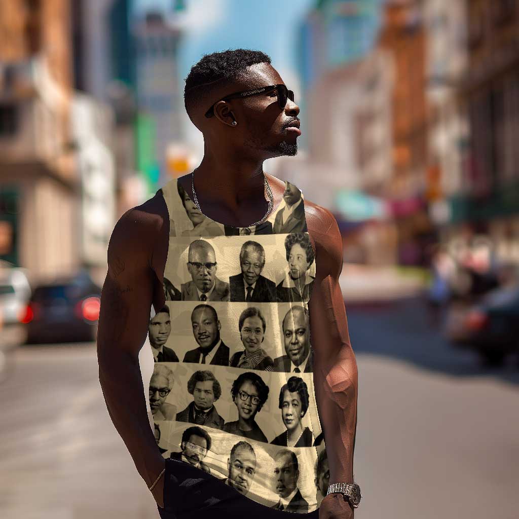 Civil Rights Leaders Men Tank Top African-American DT02