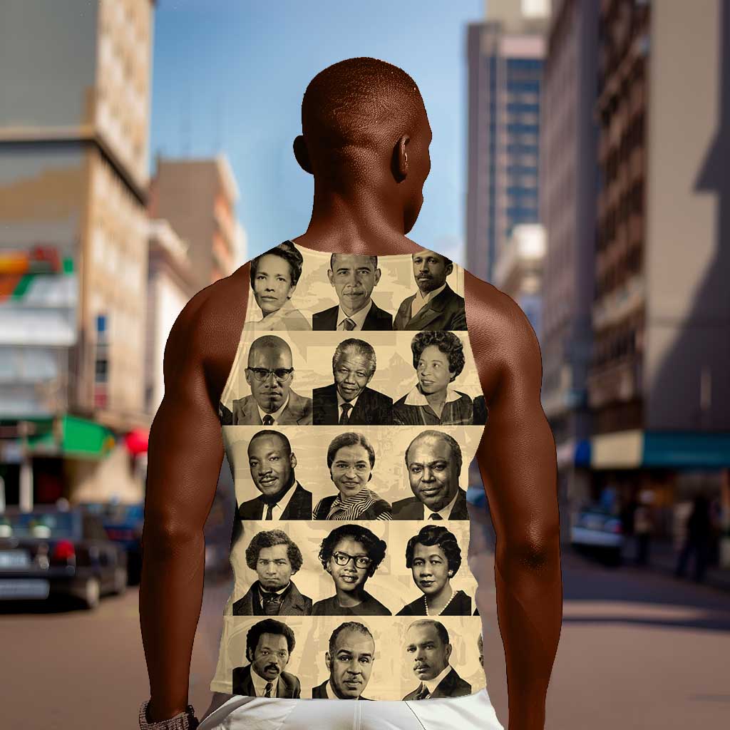 Civil Rights Leaders Men Tank Top African-American DT02