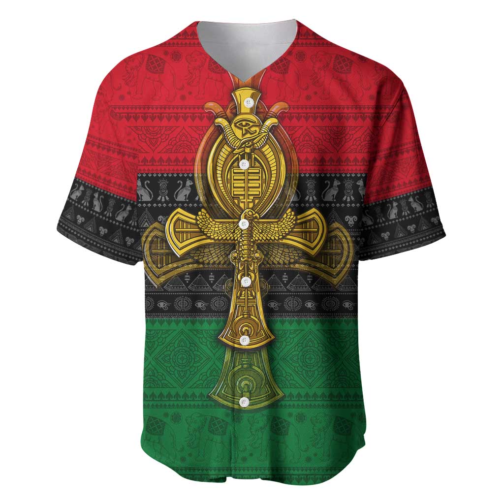 Pan African Ankh Baseball Jersey DT02