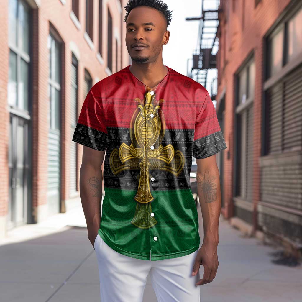 Pan African Ankh Baseball Jersey DT02