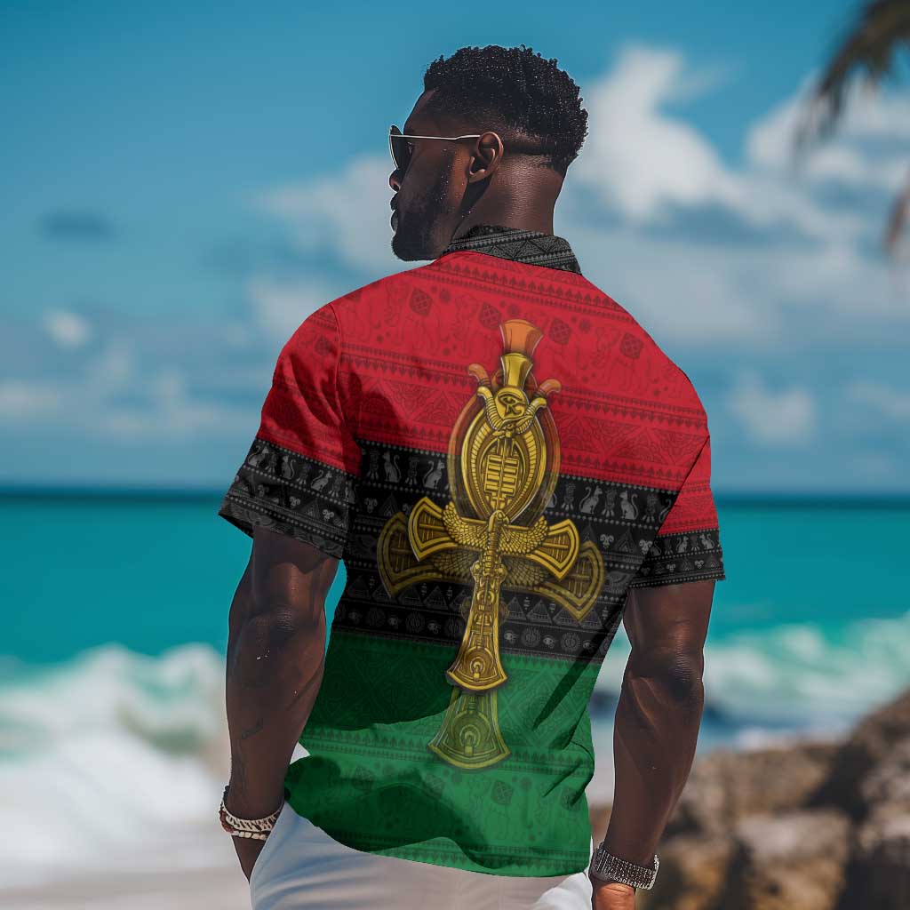 Pan African Ankh Hawaiian Shirt DT02