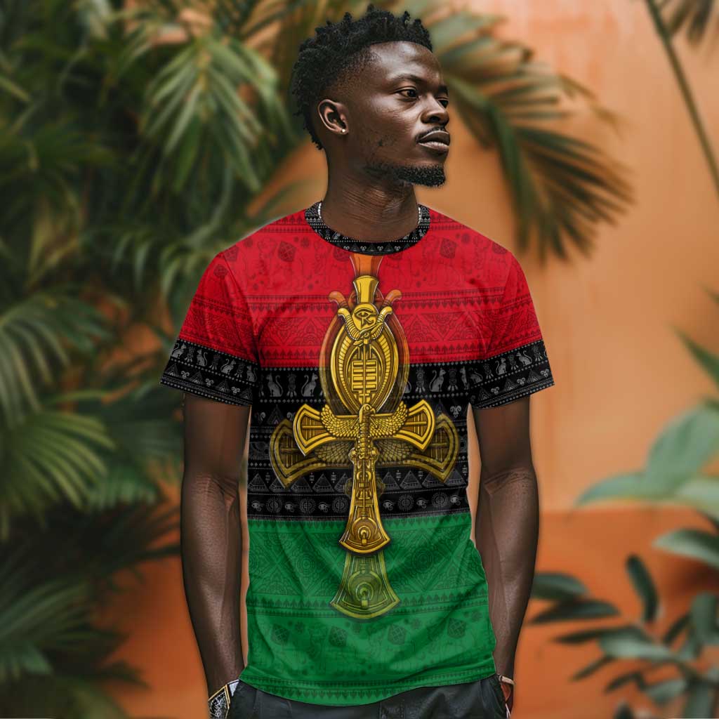 Pan African Ankh T shirt DT02