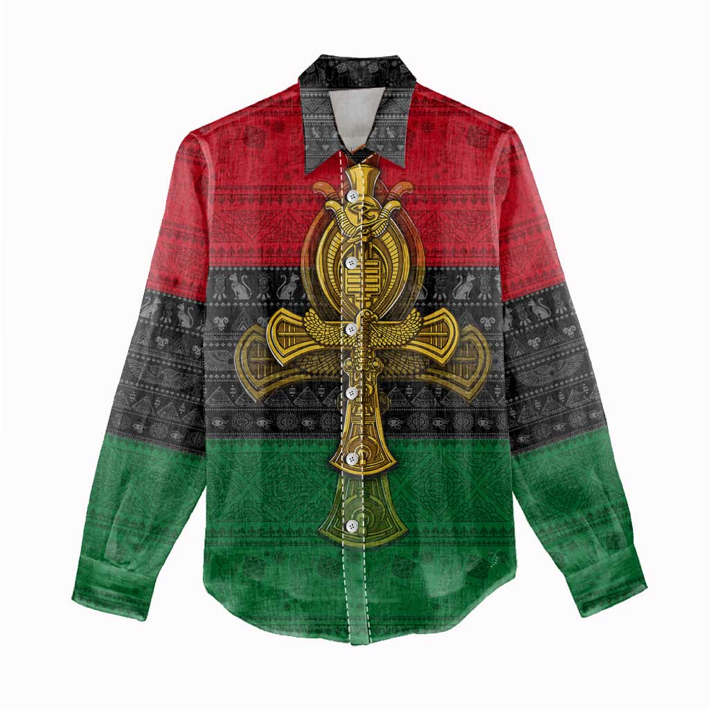 Pan African Ankh Women Casual Shirt DT02