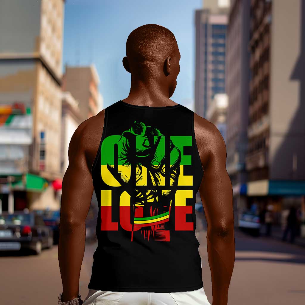 Reggae One Love Men Tank Top African DT02