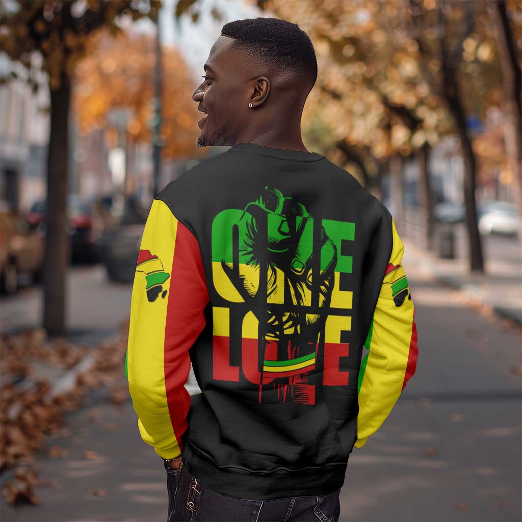 Reggae One Love Sweatshirt African DT02