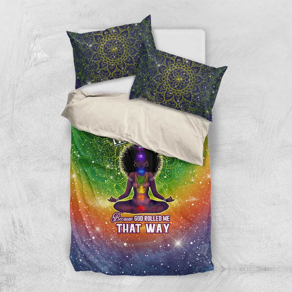 I'm Blunt African Bedding Set Black Women Mandala DT02
