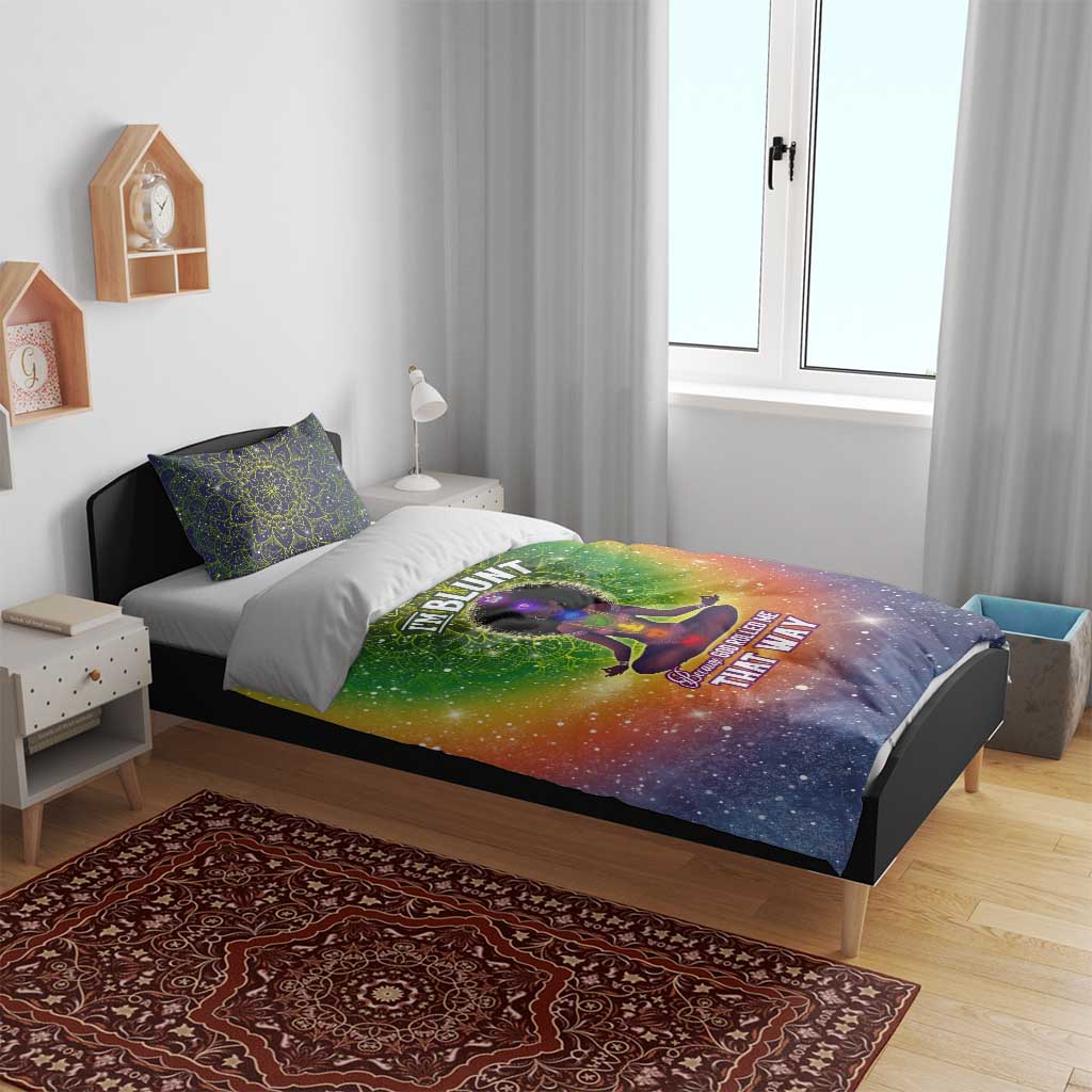 I'm Blunt African Bedding Set Black Women Mandala DT02