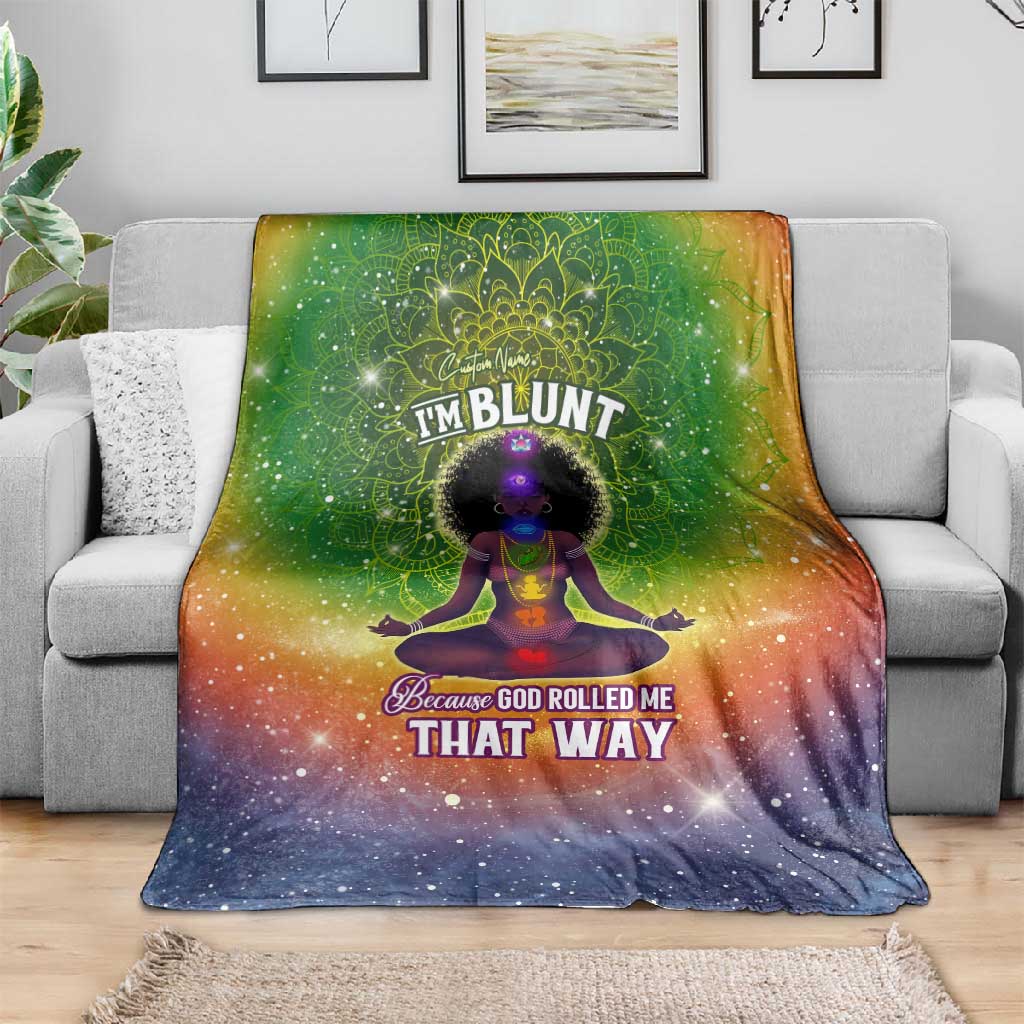 I'm Blunt African Blanket Black Women Mandala DT02