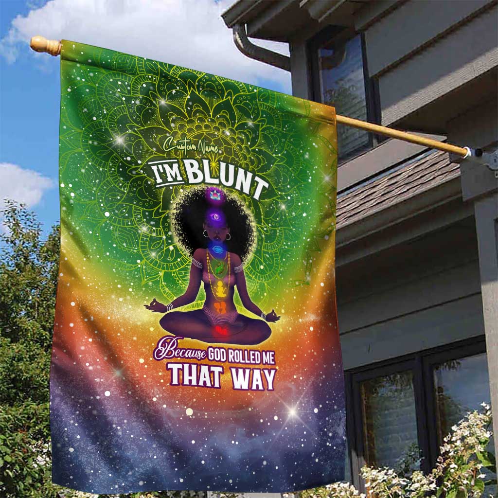 I'm Blunt African Garden Flag Black Women Mandala DT02