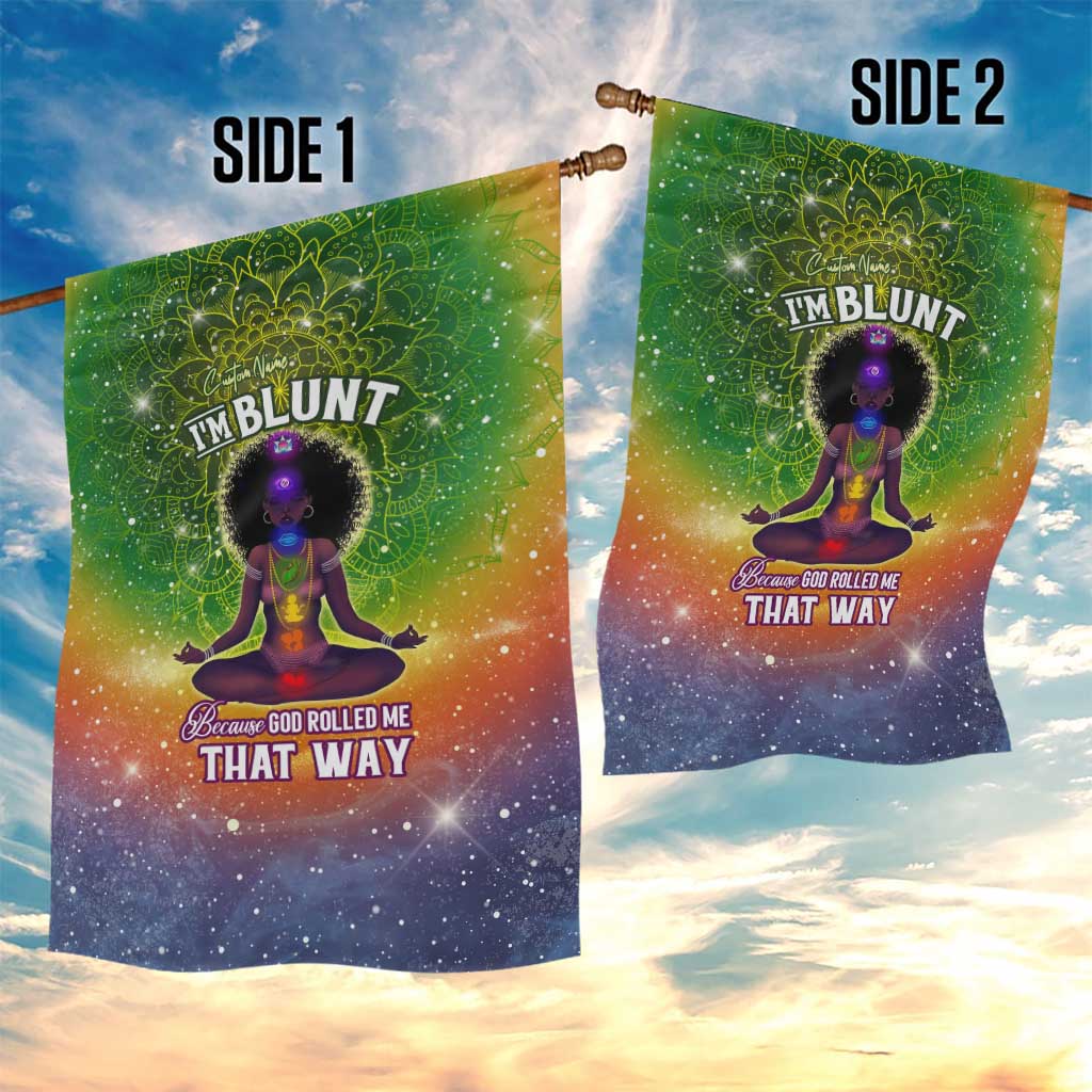 I'm Blunt African Garden Flag Black Women Mandala DT02