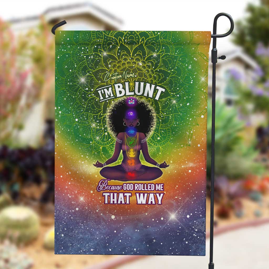 I'm Blunt African Garden Flag Black Women Mandala DT02