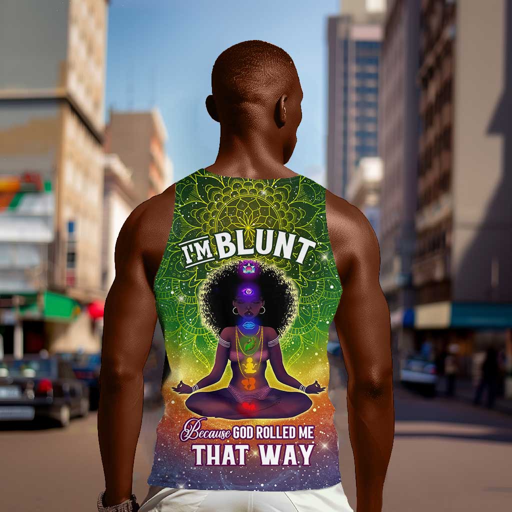I'm Blunt African Men Tank Top Black Women Mandala DT02