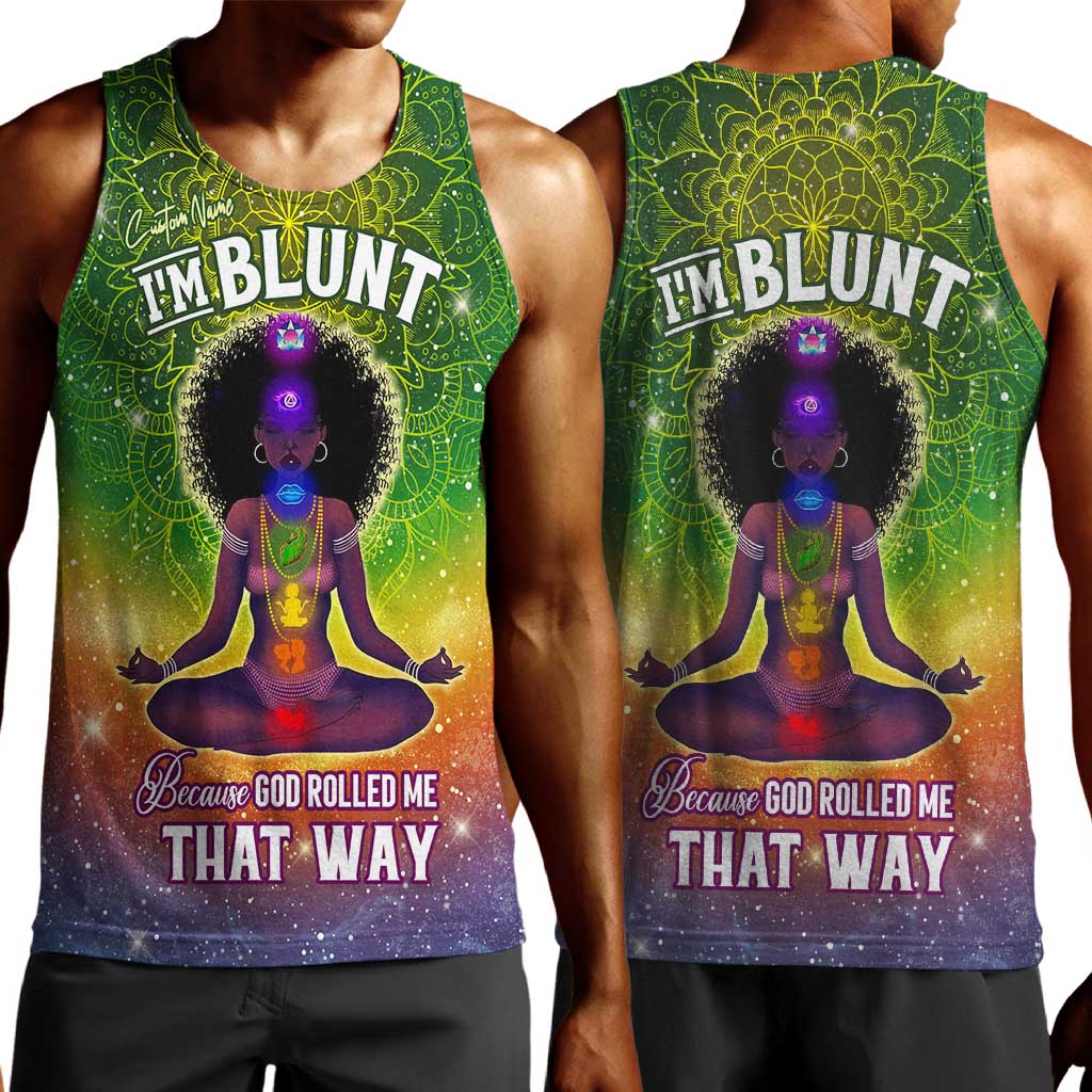 I'm Blunt African Men Tank Top Black Women Mandala DT02