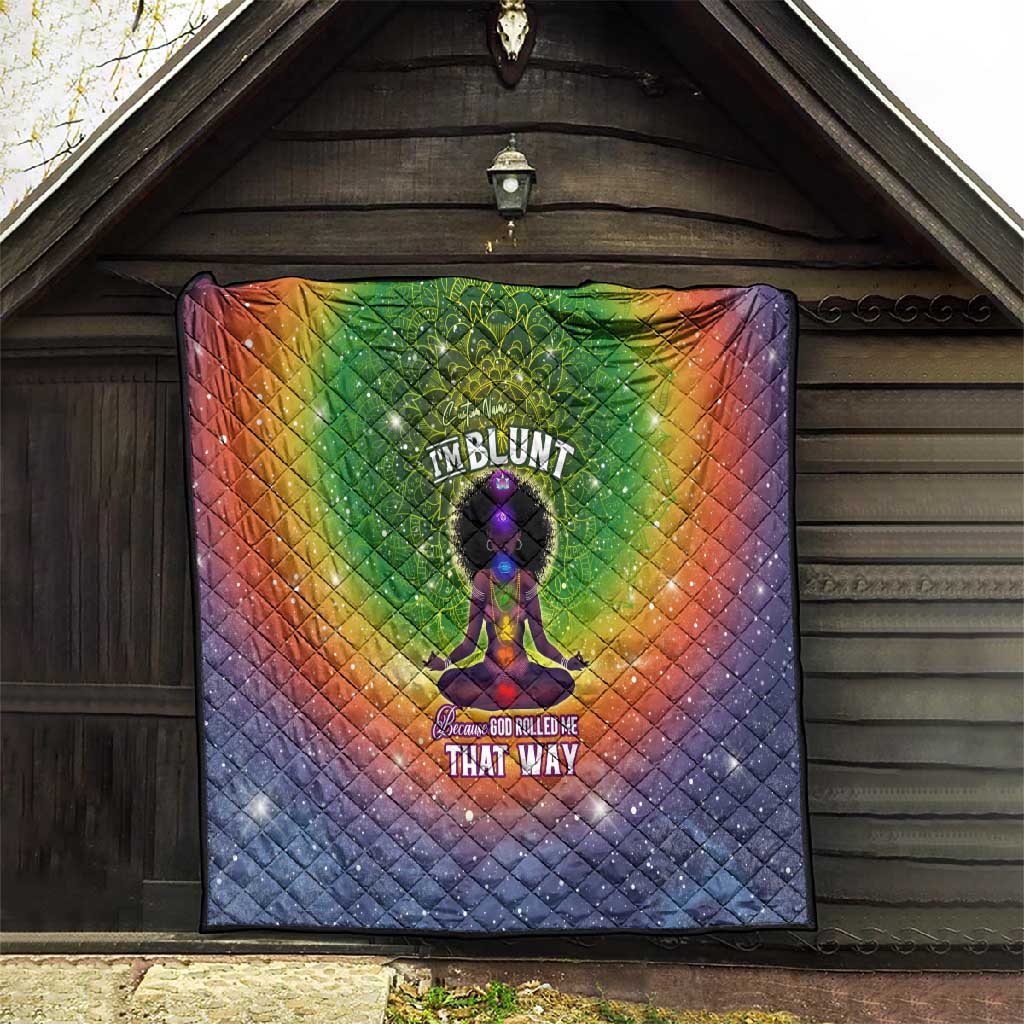 I'm Blunt African Quilt Black Women Mandala DT02