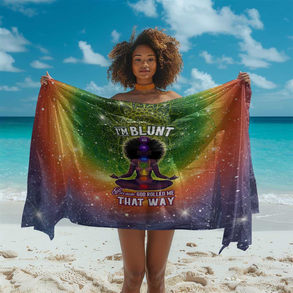 I'm Blunt African Sarong Black Women Mandala DT02