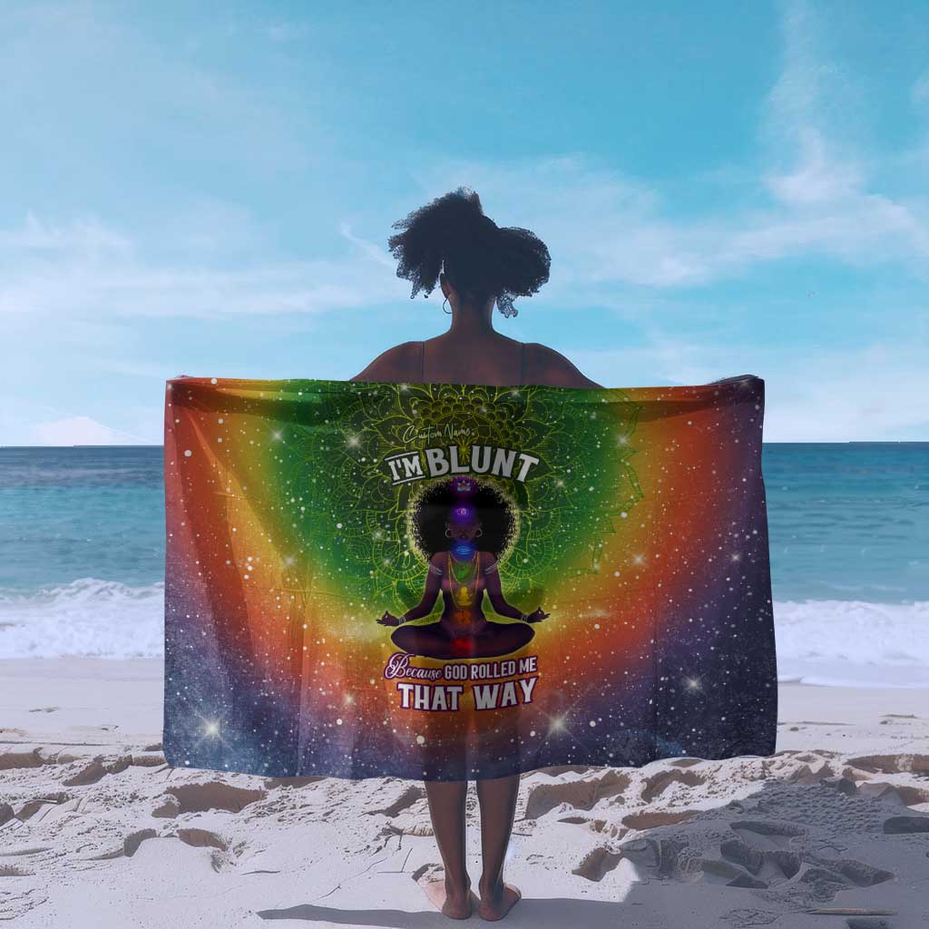I'm Blunt African Sarong Black Women Mandala DT02