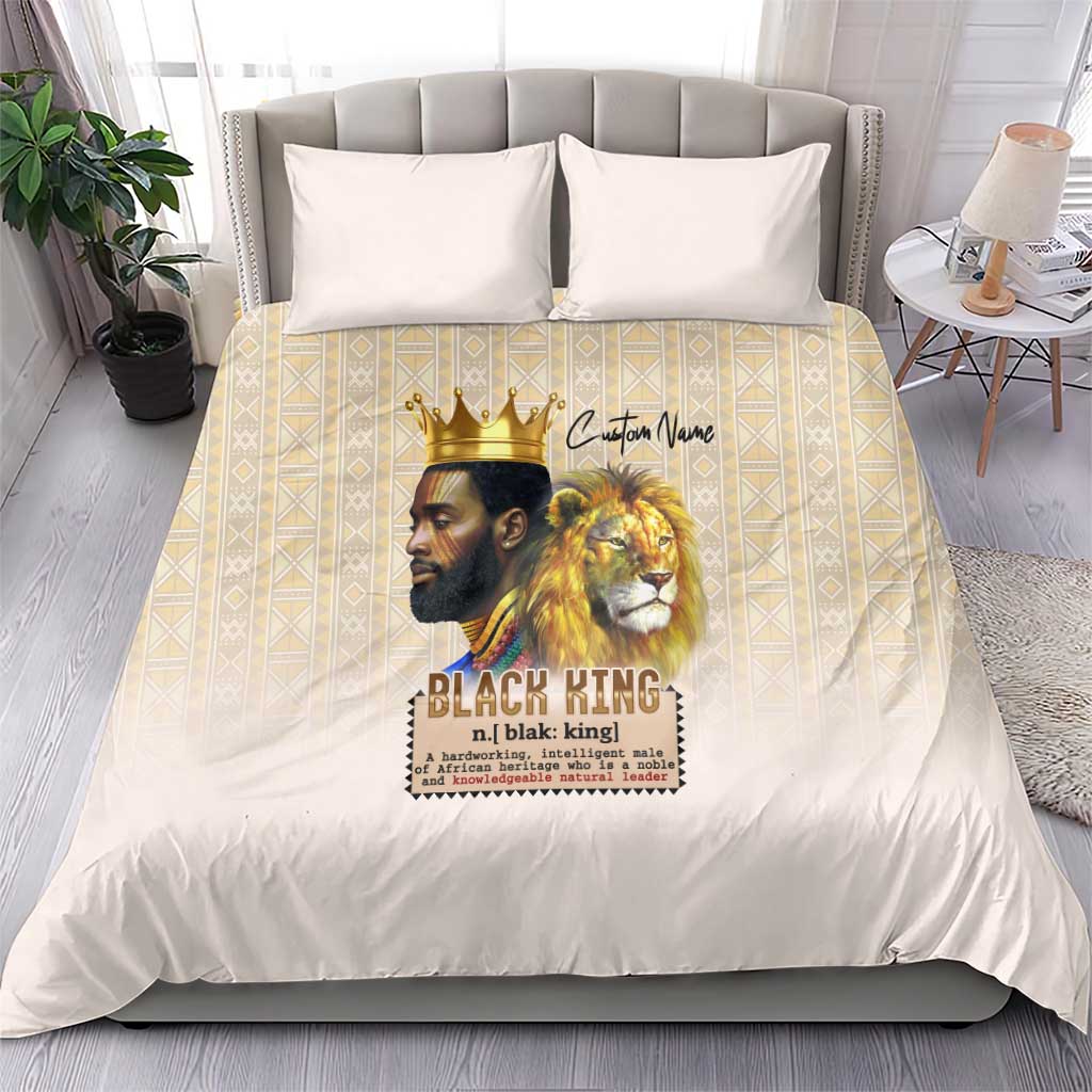 Lion Black King Bedding Set African Heritage DT02