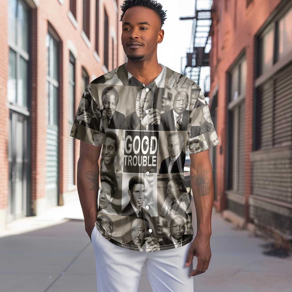 Good Trouble Baseball Jersey Civil Rights Leaders DT02