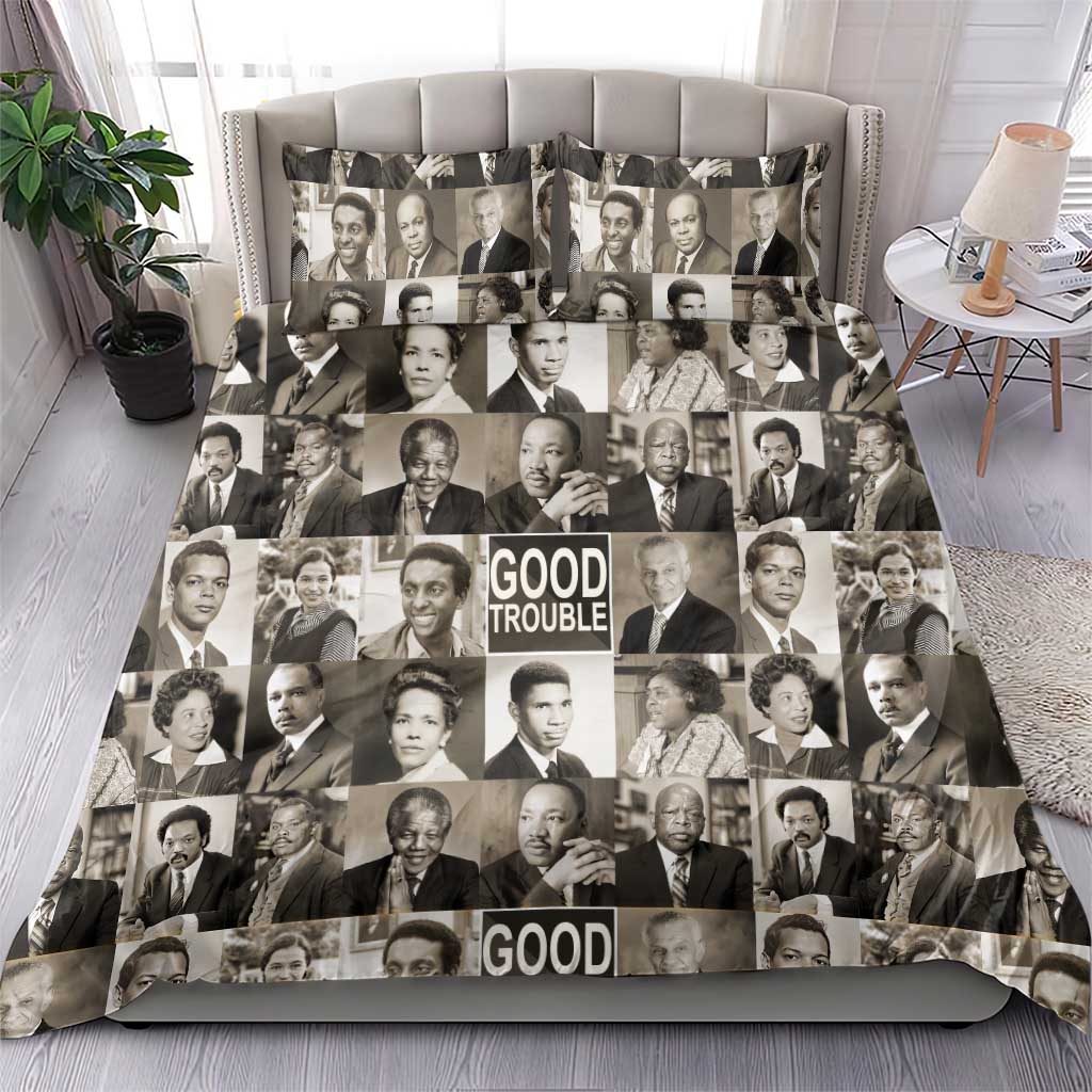 Good Trouble Bedding Set Civil Rights Leaders DT02