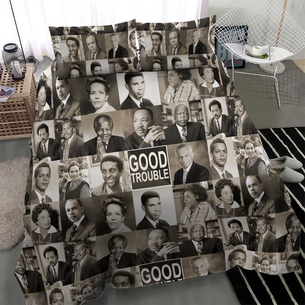 Good Trouble Bedding Set Civil Rights Leaders DT02