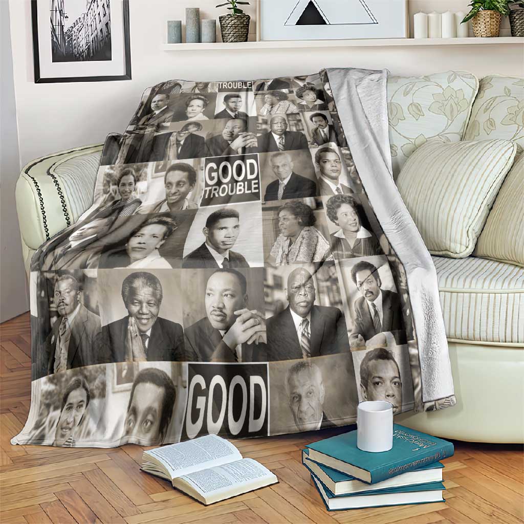 Good Trouble Blanket Civil Rights Leaders DT02