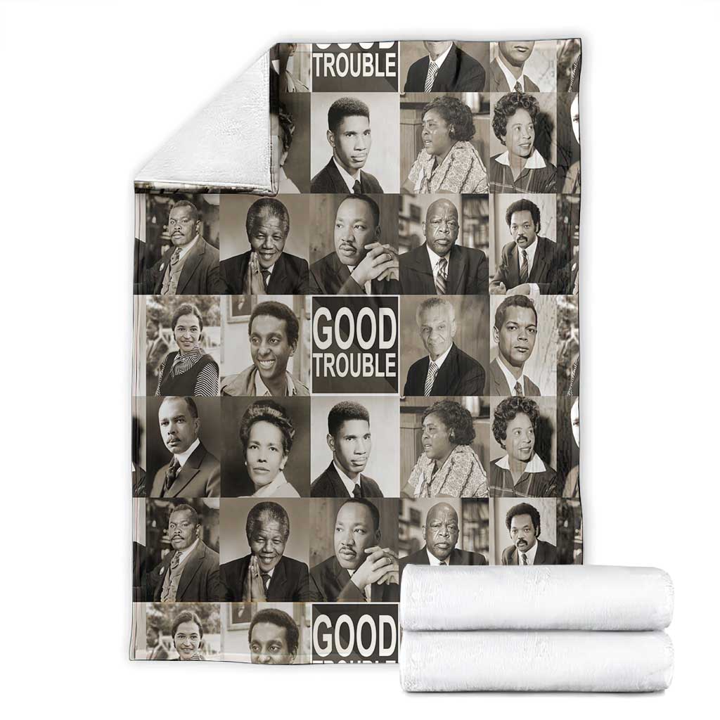 Good Trouble Blanket Civil Rights Leaders DT02