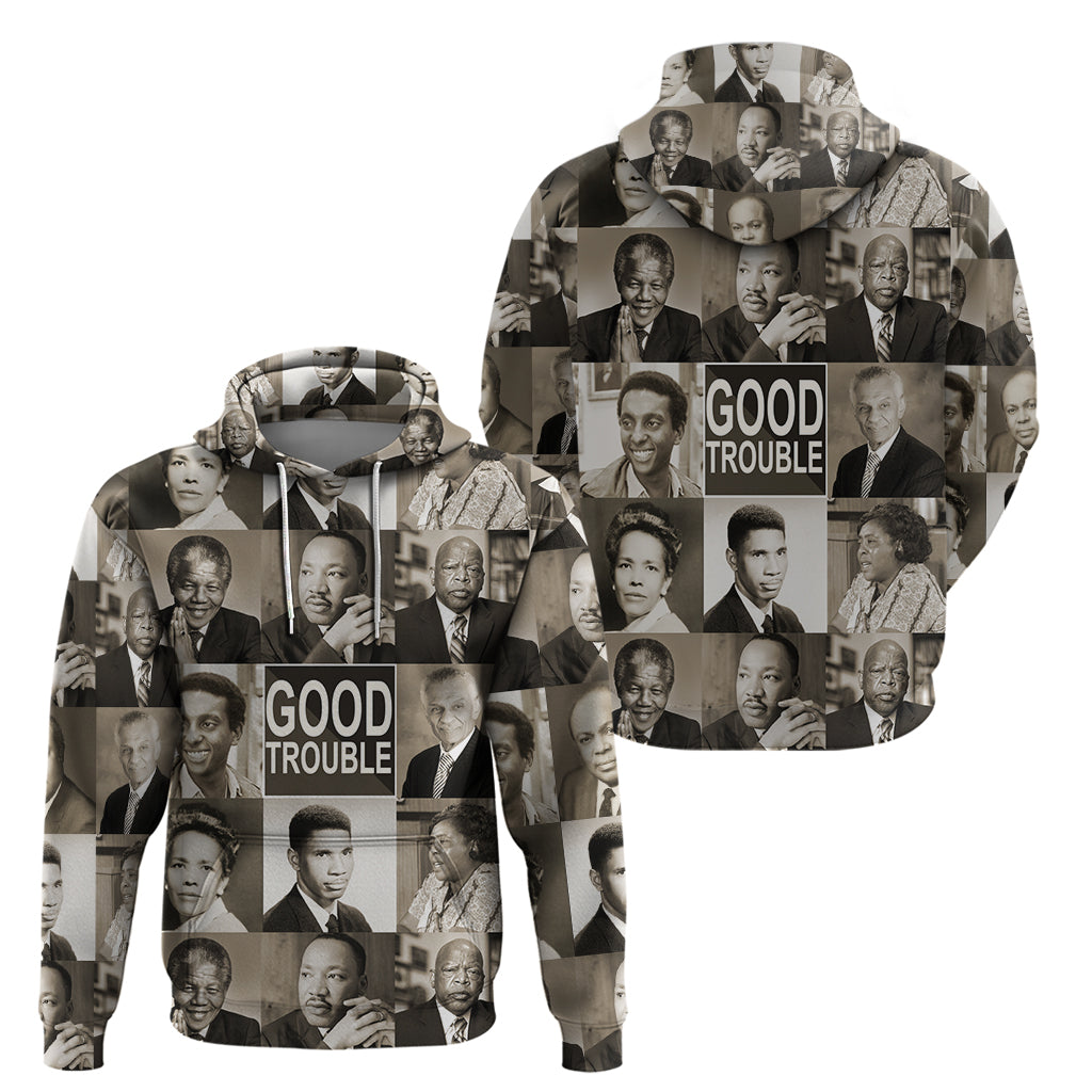 Good Trouble Hoodie Civil Rights Leaders DT02